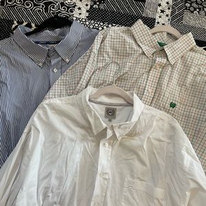 👔 Bundle of 3 Cinch 2XL Men’s long-sleeve button up dress shirts